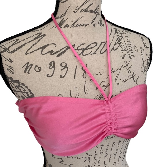 St Cloud Label Lillet Silk Halter Top Sachet Pink Size S - Picture 3 of 10